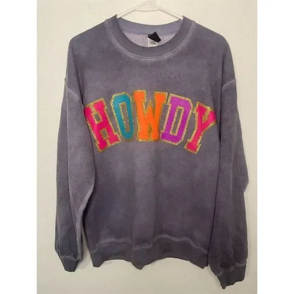 Sweet Claire Women's S Multicolor Glitter Crew Neck Pullover Sweater - Picture 1 of 5